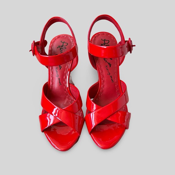 Alice + Olivia Juliet Patent Leather Platform Wedges - Picture 2 of 9